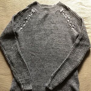 Grey Heathered Sweater